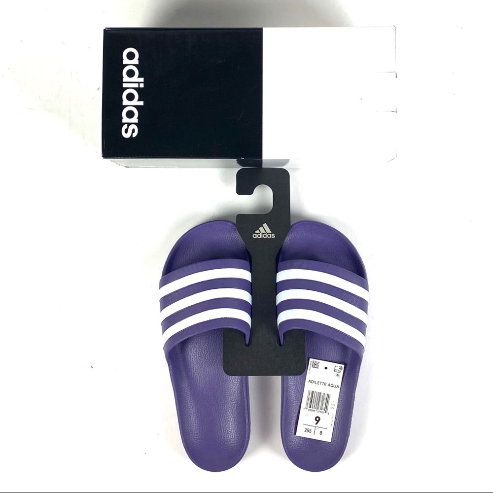 Adidas Women's Purlpe Adilette Aqua Slide Sandal - Picture 6 of 7